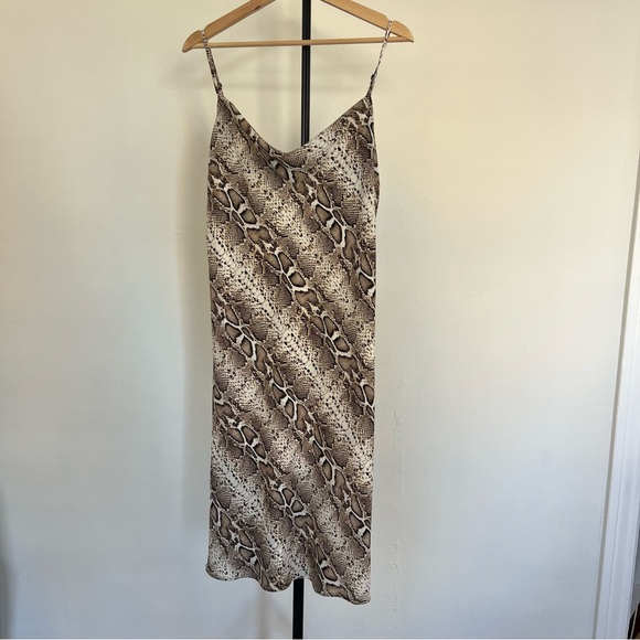 Gilli snake skin cowl neck mini dress - Picture 3 of 6